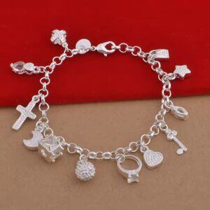 Real Silver S925 Charm Bracelets